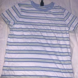 Cotton stripped short sleeve shirt from target 🤍